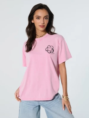 Obrázek produktu Sinsay - Tričko loose fit SmileyWorld® - růžová
