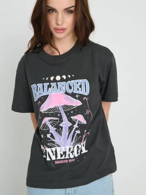 Obrázek produktu Sinsay - Tričko oversized - šedá
