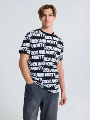Obrázek produktu Sinsay - Tričko s potiskem Rick and Morty - černá