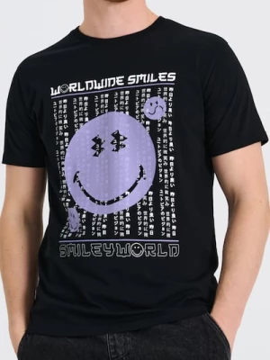 Obrázek produktu Sinsay - Tričko SmileyWorld® - černá