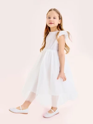 Obrázek produktu Sinsay - Tylové šaty babydoll - bílá