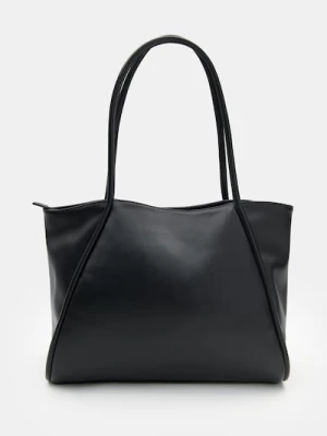 Obrázek produktu Sinsay - Velká shopper taška z imitace kůže - černá