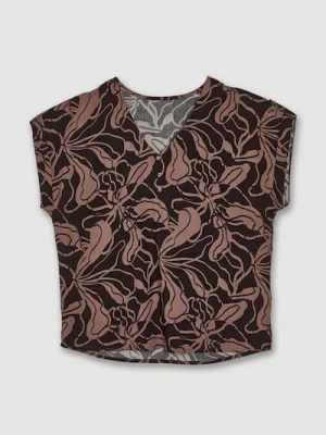 Obrázek produktu Sinsay - Viskózová košilová halenka s ozdobnými knoflíky - vícebarevná