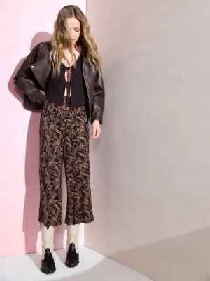 Obrázek produktu Sinsay - Viskózové kalhoty culotte s paisley vzorem - vícebarevná
