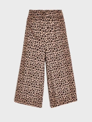 Obrázek produktu Sinsay - Viskózové kalhoty s leopardím vzorem - béžová