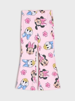 Obrázek produktu Sinsay - Vzorované kalhoty flare Minnie and Daisy - pastelová růžová