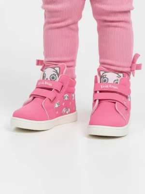 Obrázek produktu Sinsay - Zateplené vysoké tenisky na suchý zip Kitty Kotty - růžová