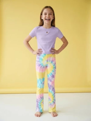 Obrázek produktu Sinsay - Žebrované legíny s motivem tie-dye - vícebarevná