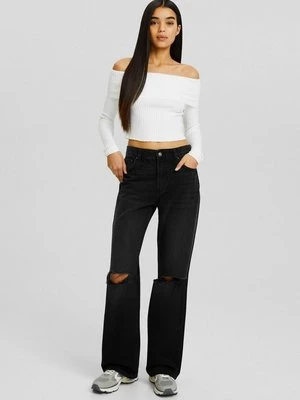 Obrázek produktu Široké džíny Bershka černá