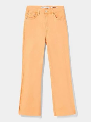 Obrázek produktu Široké džíny Bershka oranžová