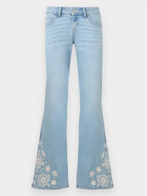 Obrázek produktu Široké džíny Hollister Co. světlemodrý denim
