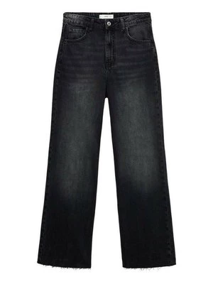 Obrázek produktu Široké džíny Mango černý denim