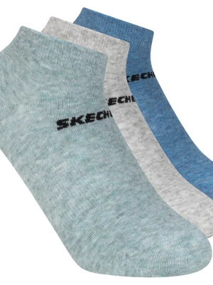 Obrázek produktu Skechers Chlapci 3 Pack Boys' Low Cut Cotton ponožky v Modrý, Velikost Poloviční