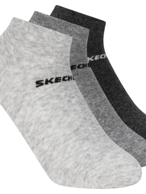 Obrázek produktu Skechers Chlapci 3 Pack Boys' Low Cut Cotton ponožky v Šedá, Velikost Poloviční