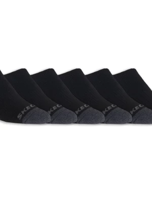 Obrázek produktu Skechers Chlapci 6 Pack Boys' No Show ponožky v Černá, Velikost Malý