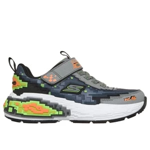 Obrázek produktu Skechers Chlapci Mega-Craft 4K Shoes v Šedá/Limetková, Velikost 32, Pratelné v pračce