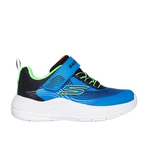 Obrázek produktu Skechers Chlapci Microspec Advance Shoes v Modrý/Limetková, Pratelné v pračce
