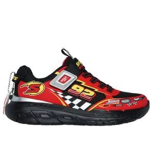 Obrázek produktu Skechers Chlapci Skech Tracks Shoes v Černá/Červené, Velikost 32