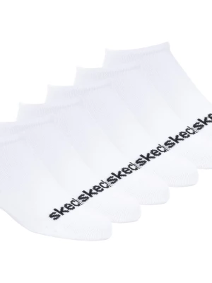 Obrázek produktu Skechers Dívky 6 Pack No Show Cotton ponožky v Bílý, Velikost Malý