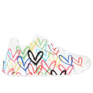 Obrázek produktu Skechers Dívky JGoldcrown: UNO Lite - Spread the Love Shoes v Bílá