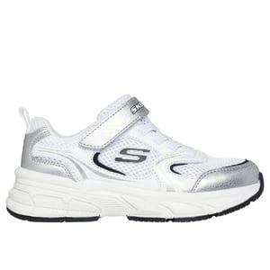 Obrázek produktu Skechers Dívky Retro-Graph Shoes v Bílý/Stříbrná, Pratelné v pračce