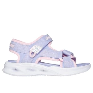 Obrázek produktu Skechers Dívky S-Lights: Sola Glow sandály v Levandule/Světle Růžová