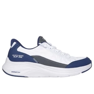 Obrázek produktu Skechers Dívky Slip-ins: Contour Foam - Cozy Fit Shoes v Bílá/Tmave Modrá, Velikost 32, Pratelné v pračce