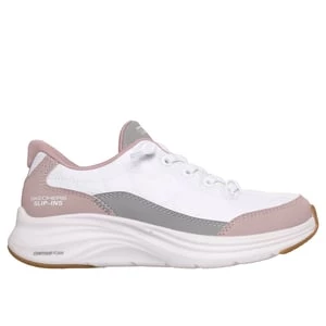 Obrázek produktu Skechers Dívky Slip-ins: Contour Foam - Cozy Fit Shoes v Bílý/ Levandule, Velikost 32, Pratelné v pračce