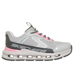 Obrázek produktu Skechers Dívky Slip-ins: Glide-Step - Vista Lane Shoes v Šedá/Růžový, Velikost 32, Pratelné v pračce