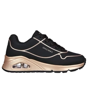 Obrázek produktu Skechers Dívky UNO Gen1 - Cool Heels Shoes v Černá/Růžové Zlato, Velikost 32
