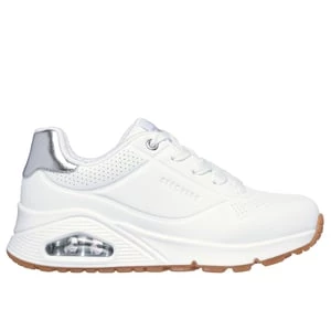 Obrázek produktu Skechers Dívky UNO Gen1 - Shimmer Away Shoes v Bílý/Stříbrná