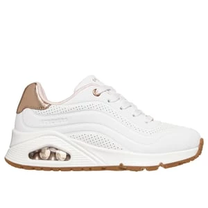 Obrázek produktu Skechers Dívky UNO Gen1 - Shimmer Wave Shoes v Bílý, Velikost 32, Pratelné v pračce