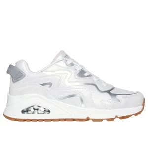 Obrázek produktu Skechers Dívky UNO Gen1 - Wavy Shimmer Shoes v Bílý/Stříbrná