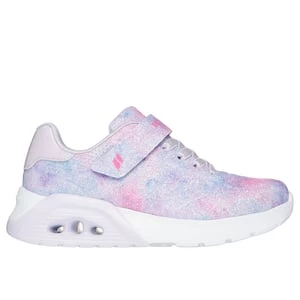 Obrázek produktu Skechers Dívky UNO Lite 2.0 - Glitter Spell Shoes v Levandule, Velikost 32, Pratelné v pračce