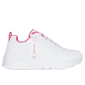 Obrázek produktu Skechers Dívky UNO Lite - Easy Zip Shoes v Bílý/Sytě Růžová