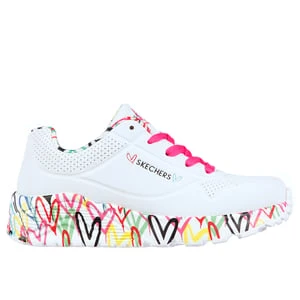 Obrázek produktu Skechers Dívky x JGoldcrown: UNO Lite - Lovely Luv Shoes v Bílá
