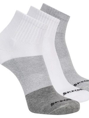 Obrázek produktu Skechers Muži 3 Pack Men's Colorblock Quarter ponožky v Šedá, Velikost Velký