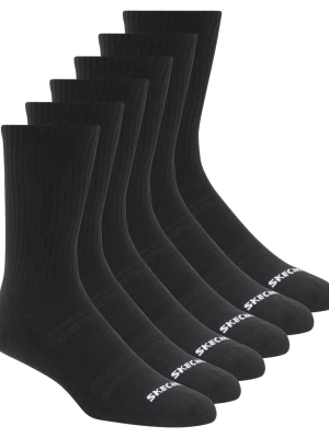 Obrázek produktu Skechers Muži 6 Pack Large Core Crew ponožky v Černá, Velikost Velký