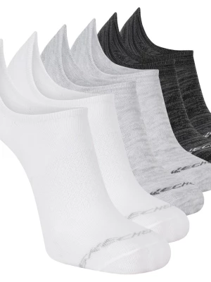 Obrázek produktu Skechers Muži 6 Pack Men's Teniska Liner ponožky v Bílý/Černá, Velikost Velký