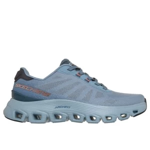 Obrázek produktu Skechers Muži Arch Fit Glide-Step Wave - Bremet Teniska v Sedá Modrá, Velikost 39, Vegan, Pratelné v pračce