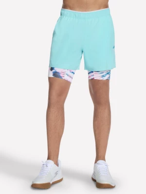 Obrázek produktu Skechers Muži Digiwave 5 Inch Short v Zeleno Modrá Barva/ Levandule, Velikost Malý