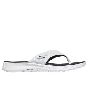 Obrázek produktu Skechers Muži GO Consistent sandály 2.0 - Kaden v Bílá/Tmave Modrá, Velikost 40, Vegan, Pratelné v pračce