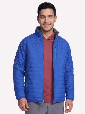 Obrázek produktu Skechers Muži GO SHIELD Cozy Fit Altitude Reversible bunda v Modrý, Velikost Malý