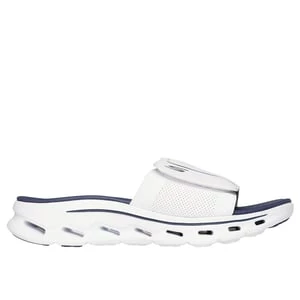 Obrázek produktu Skechers Muži GO WALK Glide-Step 2.0 sandály - Conroe v Bílá/Tmave Modrá, Velikost 40, Vegan