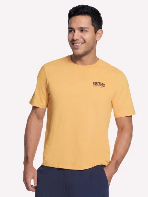 Obrázek produktu Skechers Muži Letterman tričko v Stříbrná /Oranžový, Velikost Malý