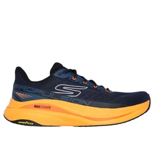 Obrázek produktu Skechers Muži Max Cushioning Propulsion Shoes v Tmave Modrá/Oranzový, Vegan, Pratelné v pračce