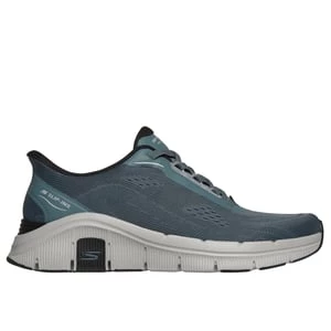Obrázek produktu Skechers Muži Slip-in Relaxed Fit: Flex - Zayder Shoes v Sedá Modrá, Velikost 39, Vegan, Pratelné v pračce