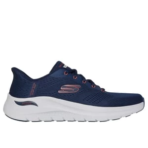 Obrázek produktu Skechers Muži Slip-ins: Arch Fit 2.0 - Lestur Shoes v Tmave Modrá/Cervený, Vegan, Pratelné v pračce