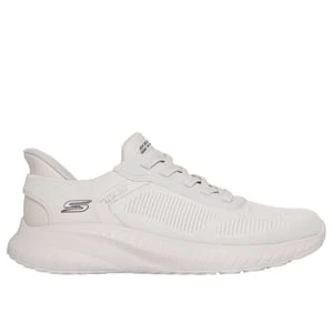 Obrázek produktu Skechers Muži Slip-ins: BOBS Sport Squad Chaos - Solid Step Shoes v Krémově Bílý, Velikost 39, Vegan, Pratelné v pračce
