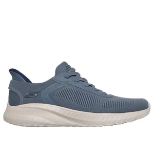 Obrázek produktu Skechers Muži Slip-ins: BOBS Sport Squad Chaos - Solid Step Shoes v Sedá Modrá, Vegan, Pratelné v pračce
